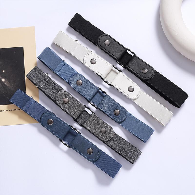 Product Introduction of Lazy invisible seamless and versatile elastic jeans women's non perforated waist belt 0