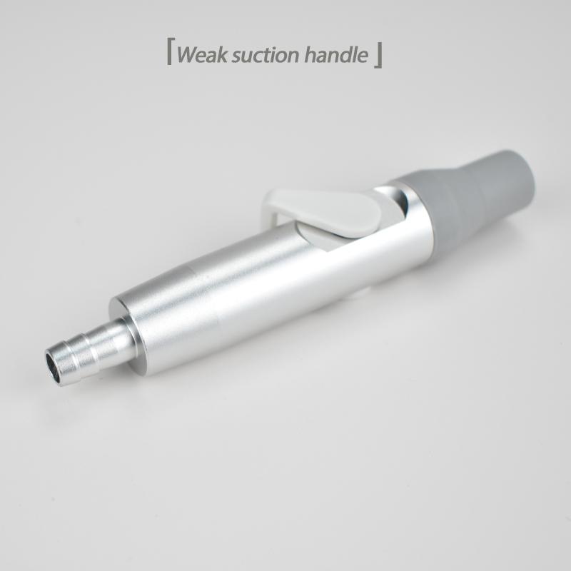 Product Introduction of Dental Weak Suction Handle Saliva Ejector Suction Valves Tip Adaptor with Gray Silicone Sleeve Dental Tool 8
