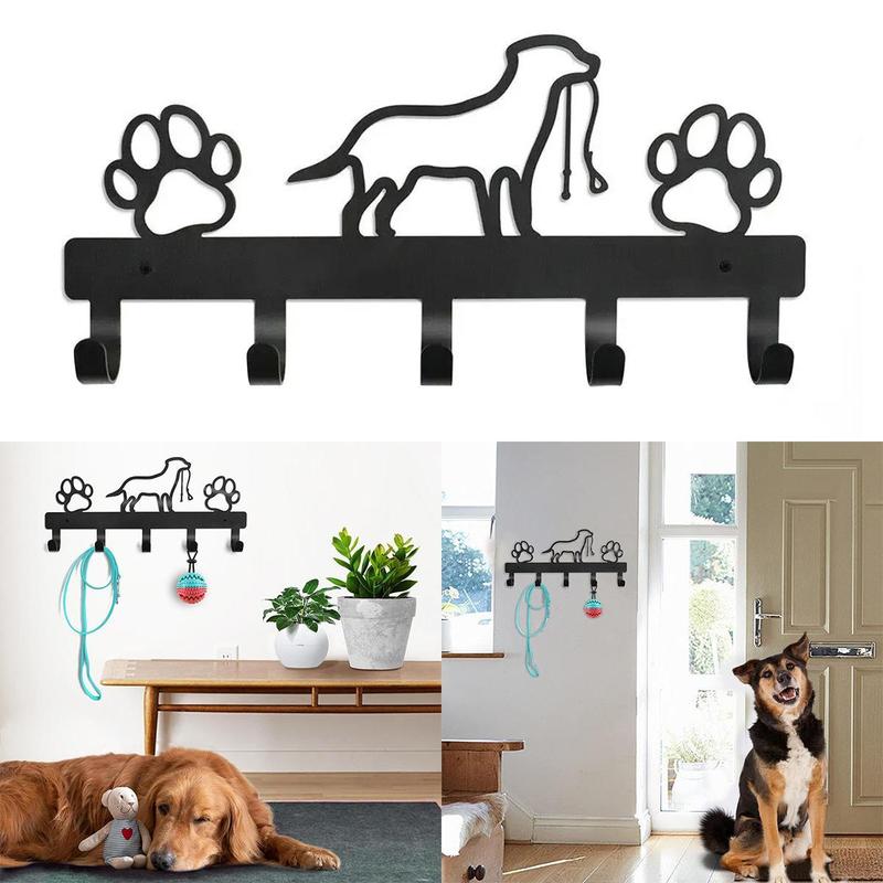 Dog Memory Coat Rack Dog Coat Rack with 5 Hooks Dog Coat Rack Key Holder Dog Lead - TikTok ...