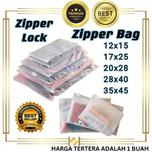 [CCKOREA] Zipper lock / Zipper bag / zipper stroge bag / Tas travel serbaguna / Zipper pouch