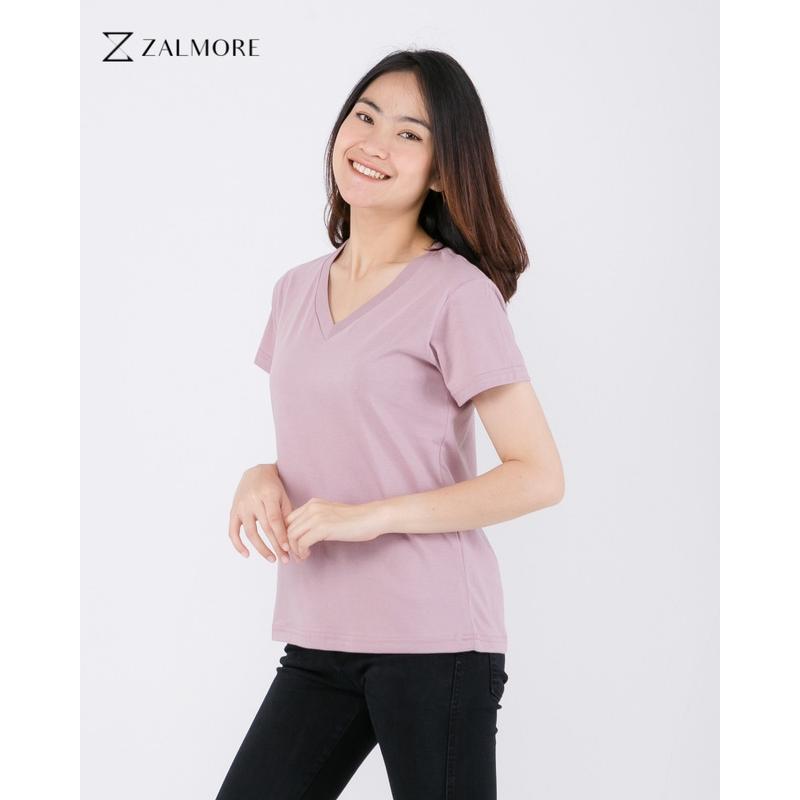 Zalmore Pastel Series Woman T-Shirt Premium Cotton - Kaos Wanita 5