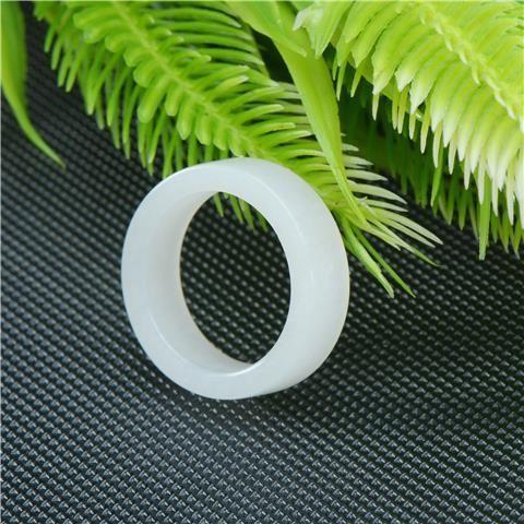 Product Introduction of Nhẫn Ngọc Bích Hòa Điền, Thiết Kế Độc Đáo Mới, Vòng Tay Đơn Giản, Dành Cho Nam Và Nữ, Thích Hợp Cho Các Cặp Đôi, Nhẫn Ngọc Bích Trắng, Nhẫn Đôi, Ngọc Bích 7