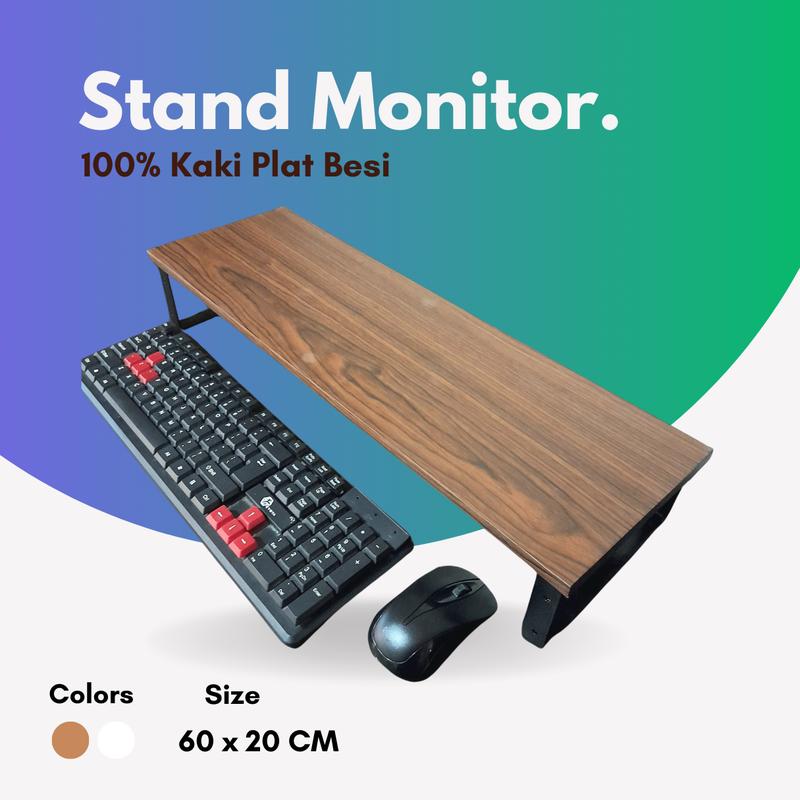 Stand Monitor Rak Dudukan Lcd Pc Komputer Laptop Kaki Besi Computer ...