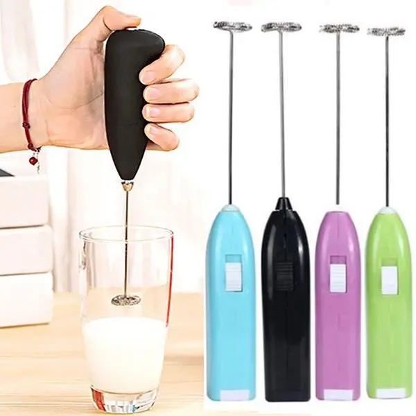 HAND MIXER MINI ELEKTRIK / PENGADUK DALGONA COFFE / PENGOCOK TELUR FOAM - WARNA RANDOM 0