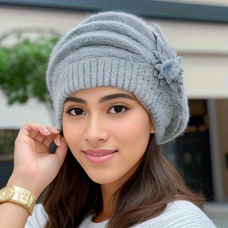 Winter Chic Slouchy Beanie Hat - Soft Acrylic Knit, Elastic, Packable, and Warm Perfect for Christmas, Autumn, Daily Use jewelry 4