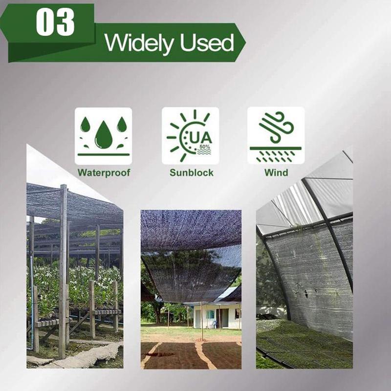 Product Introduction of BUY 1 TAKE 1 Anti - UV Sun Shade Net Brown Outdoor Garden Shade Cloth Garden Net Shade For Plants 7