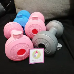 KOSONG Blank Dumbel Barbel Plastik Dumble Dambel 1 2 3 Kg Alat Olahraga Latih Otot BELUM Ada Isi