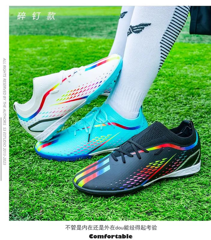 Product Introduction of Soccer shoes for men fashion sneakers football shoes century Cup same new Messi long spike broken nail professional football shoes sport running shoes big size 35-45 39