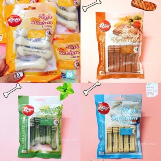 Xương orgo sạch răng thơm miệng cho chó
