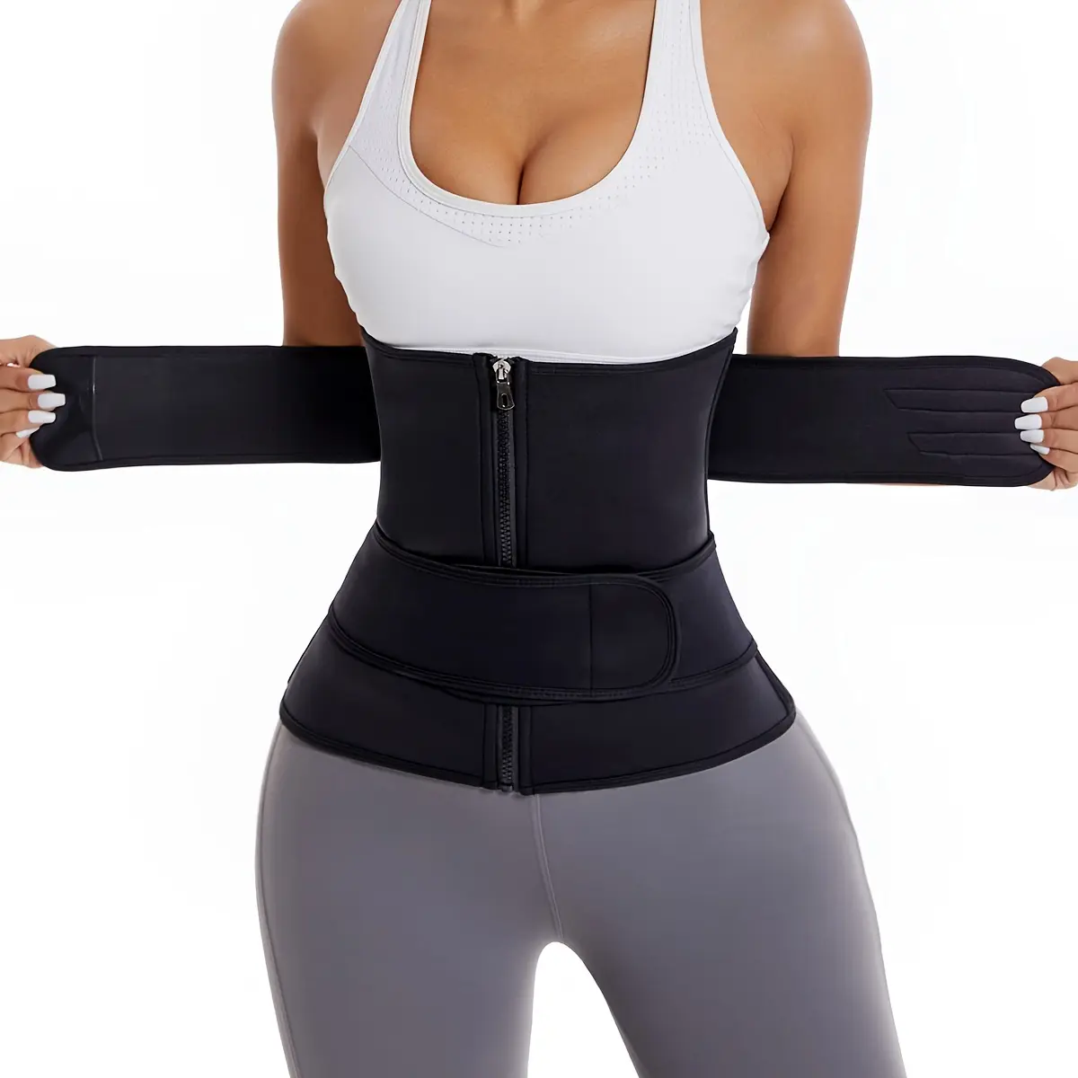 Women's Sports Waist Band, Waist Slim Belt, Sweat-absorbent Waist Band For Abdomen Slim, Yoga Training & Body Shaping Shapewear Womenswear