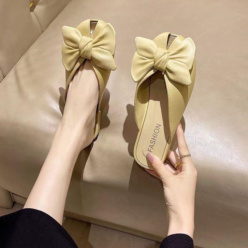 Product Introduction of Dép Bít Mũi Phẳng, Thời Trang Mới, Dễ Phối Đồ Mũ Ngón Chân, Bán Dép, Dành Cho Nữ, Có Thể Đeo Ngoài Trời, Thích Hợp Cho Mùa Hè, Dép Bít Mũi, 20242024 2