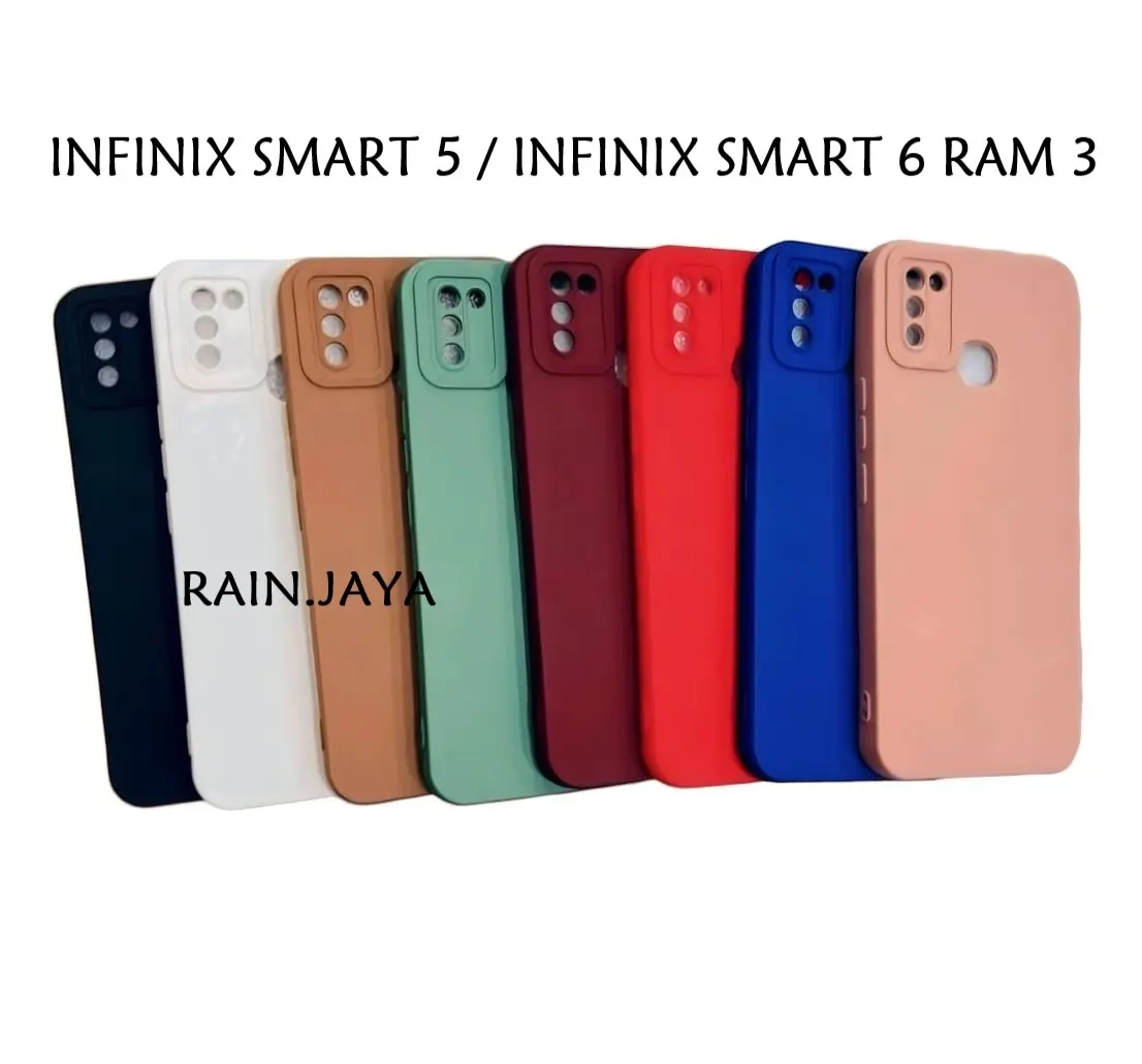 CASING HP MACARON PRO CAMERA INFINIX SMART 5 / INFINIX SMART 6 RAM 3 CASE PELINDUNG KAMERA PREMIUM COVER PELINDUNG HP BUMPER CASE MACARON MATTE CASING TERBARU UNTUK INFINIX SMART 5 / INFINIX SMART 6 RAM 3