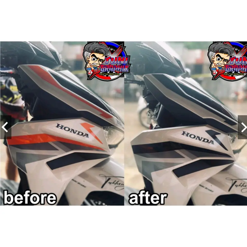 Click 125 V3 Cover Up Sticker / Decals with freebies