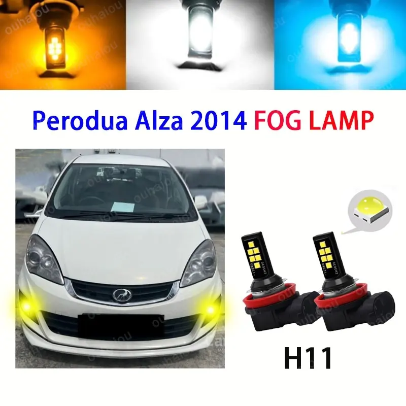 Mentol LED Lampu Kabus, Perodua Alza 2014, Biru Ais, Putih dan - TikTok ...