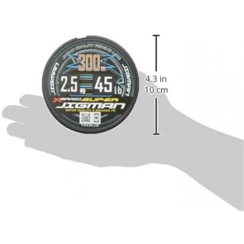 YGK X-Braid Super Jigman X8 Dây câu cá PE siêu bền 8 sợi 300m 45lb #2.5 2