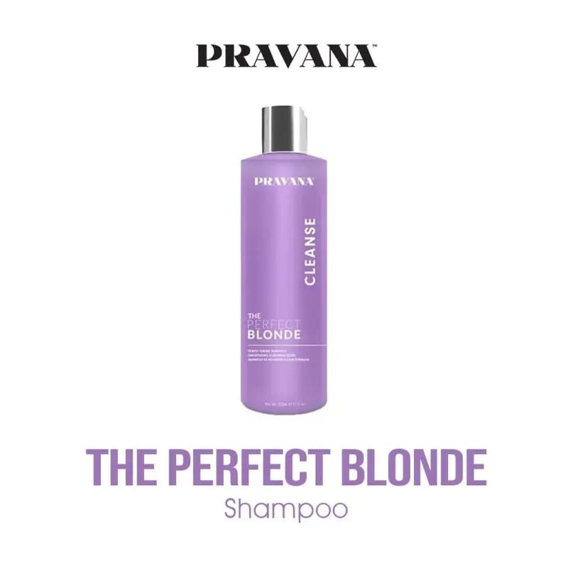 Pravana The Perfect Blonde Shampoo & Conditoner (Purple Shampoo / Silver Shampoo) Share in Jar 4