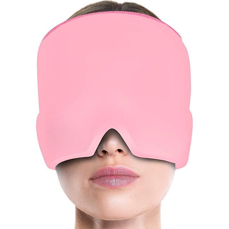 High-elastic Ice Pack Mask, 1 Count Top Ventilated Design Cold Compress Ice Cap for Stress Relief, Personal Care Products for Women & Men 6