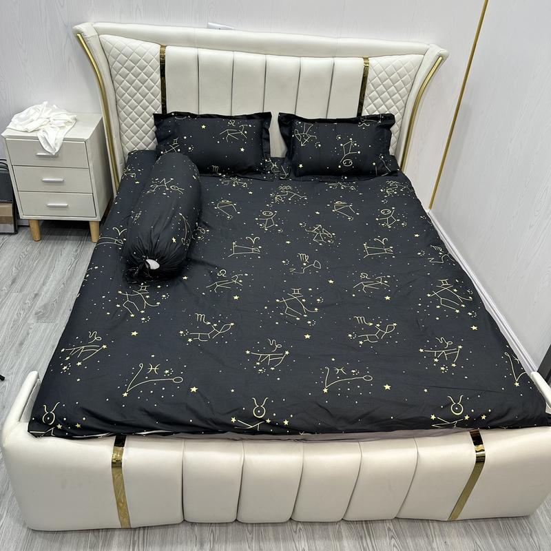 Áo Bọc nệm Topper, Ga Bọc Nệm Topper 2 Mặt Có Khóa Kéo Giúp Vệ Sinh Dễ Dàng Hơn Hàng Loại 1