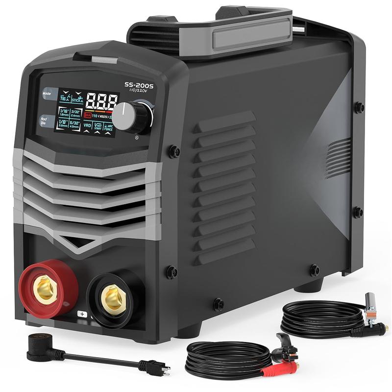 SS-200S Stick Welder 200A 110V/220V MMA/Lift TIG 2 in 1 with Hot Start ...