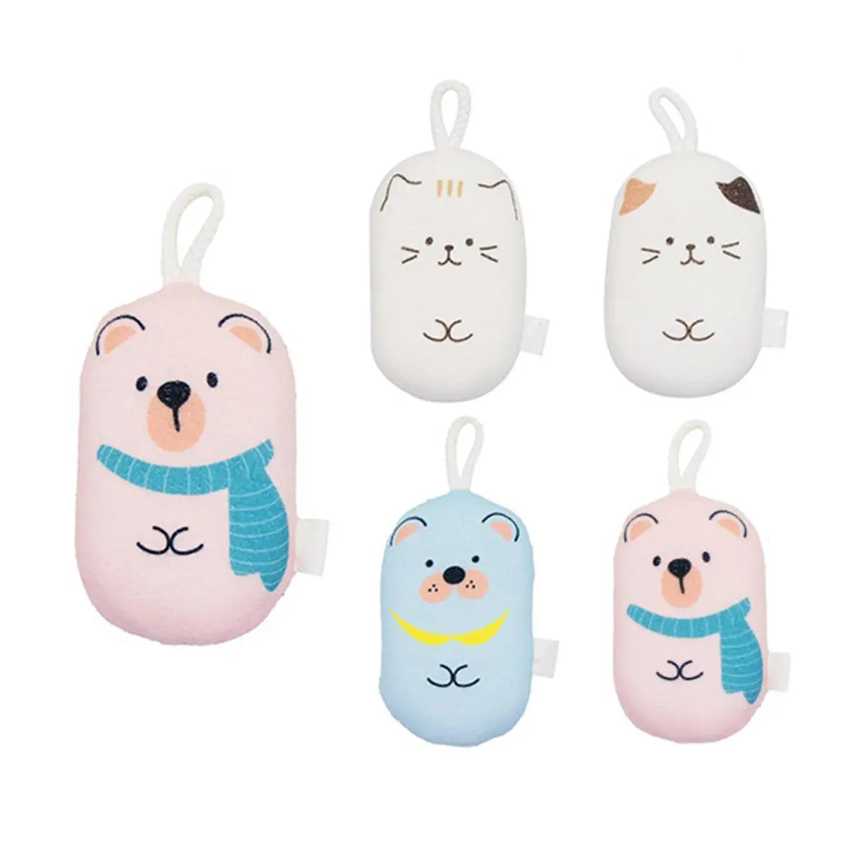 Baby Children Bath Sponge Cartoon Soft Rubbing Mud Dusting Exfoliating Baby Children Bath Gadget Bathing Sea