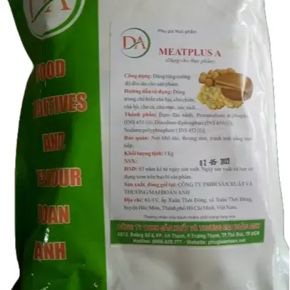 1Kg - MEATPLUS A - Phụ gia tạo dẻo, dai, và kết dính cho chả cá, chả tôm, chả mực...