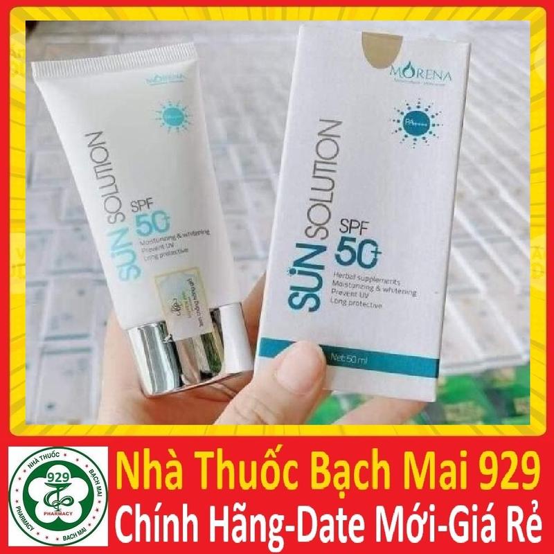 Kem chống nắng Huyền Phi chính hãng - Sun Solution Morena SPF 50+ Skincare Nữ