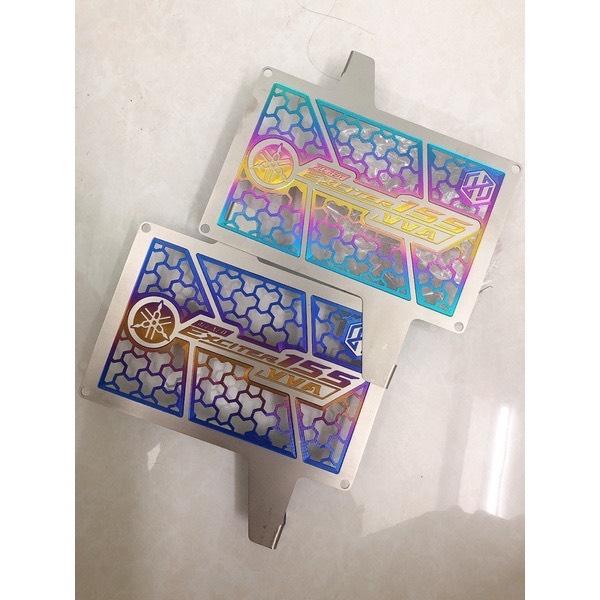 Hình thật Kèm video thật Che két nước titan 7 màu khò Ex 155 Exciter 155 VVA titan cao cấp