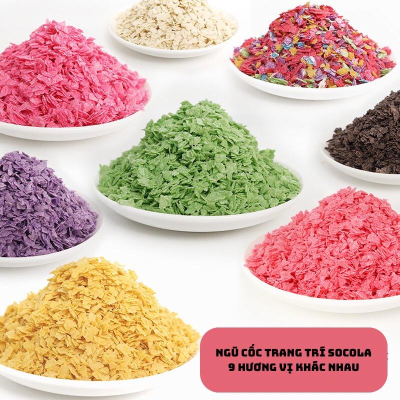 Ngũ cốc vụn bánh quy giòn nhiều vị trang trí socola 100g