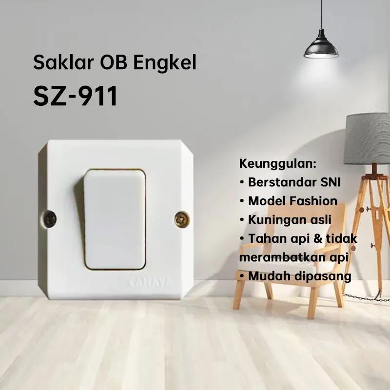 [HAO] Termurah SAKELAR IB MEREK CAHAYA SNI/SAKALAR INDOOR Harga termurah 7
