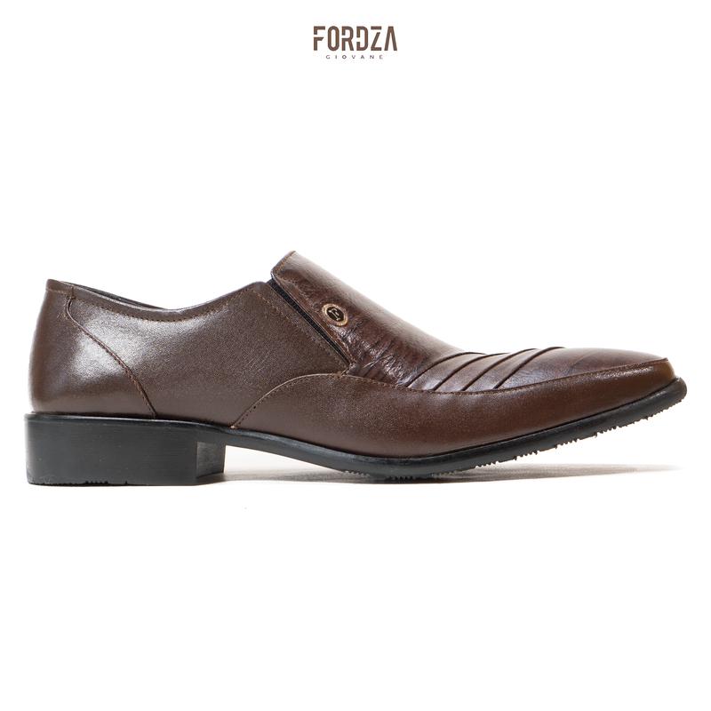 Sepatu Pantofel Pria Slip On Loafers Leather Sepatu Kerja Fordza F7005 3