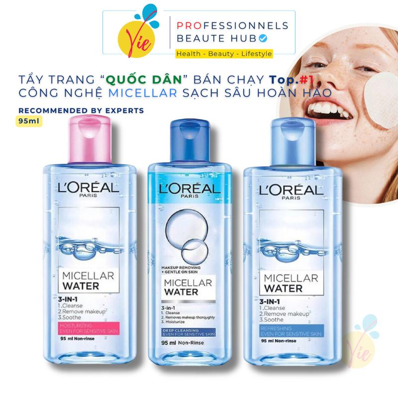 Tẩy trang Loreal La Roche Posay Paris 3-in-1 cho mọi loại da 95ml - Vie Beaute SGN 