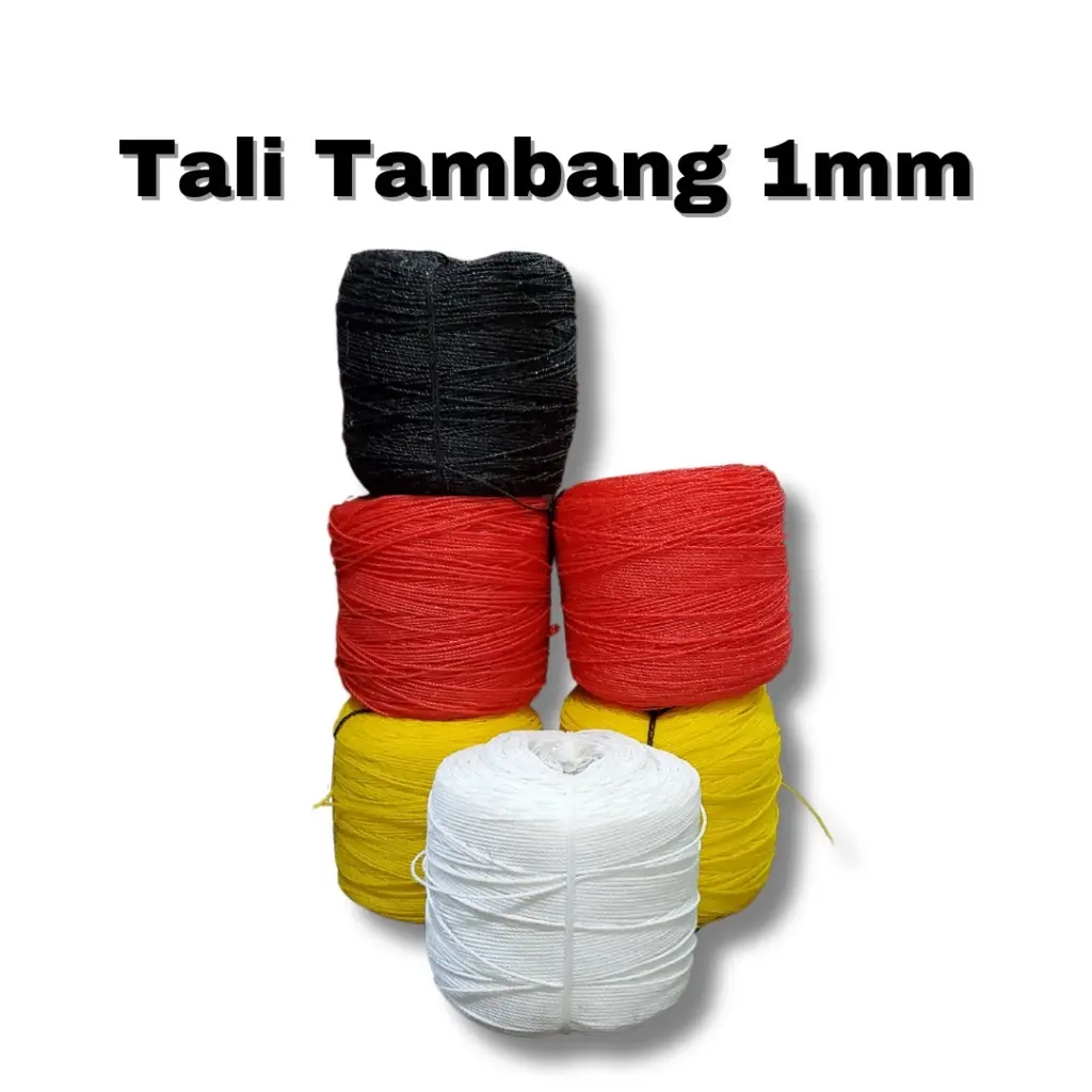 Tali Tambang 1 mm 200 meter - Tali Tambang PE - Tali Tambang Kecil - Tali Kenur - Tali Layangan