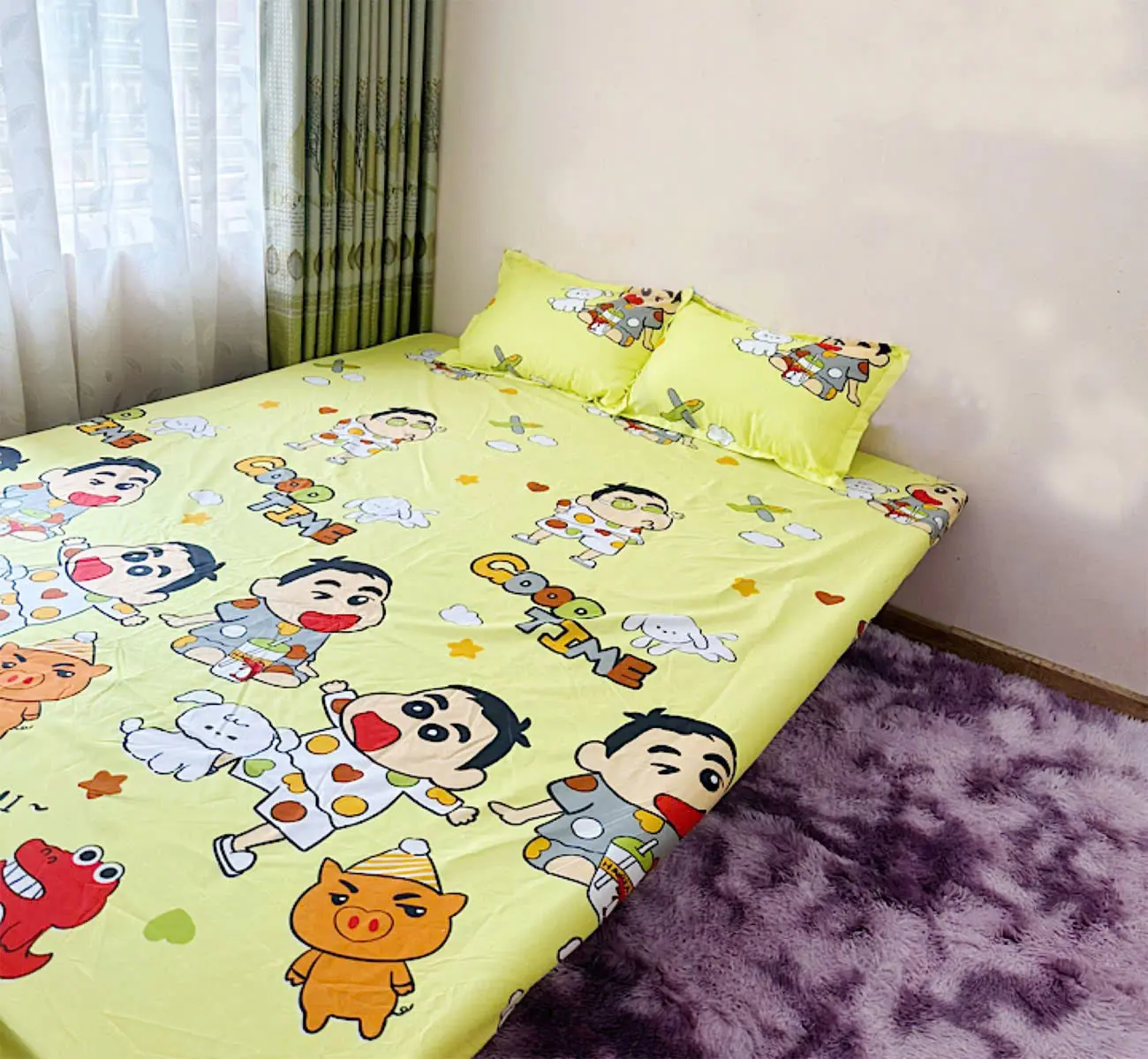 Ga trải giường/Drap giường Cotton Poly thay thế,ga giường mẫu hot nhất đủ size 1m6/1m8 (Không kèm vỏ gối)