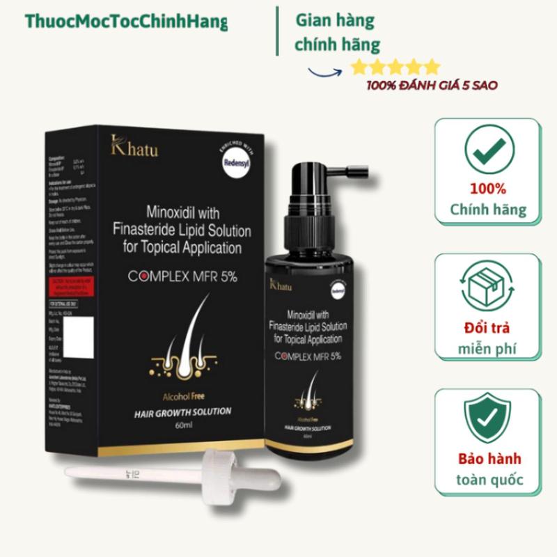 Không Cồn Serum Khatu Complex MFR mọc tóc Minoxidil & Finasteride & Redensyl KhaTu Morr F5 F5 PRO 60ml Dưỡng Tóc Chăm Sóc Tóc tinh chat kich moc