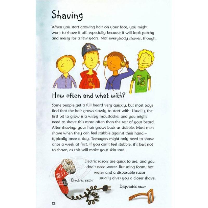 Product Introduction of Casual 【 】Usborne What's Happening To Me Boy/ Girl 7