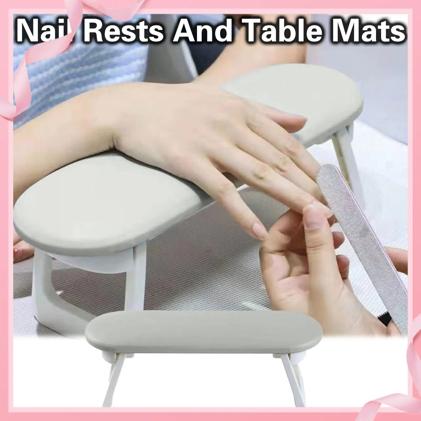 QIDI-Tựa Tay Với Thảm Để Bàn, Có Thể Điều Chỉnh Độ Cao, Thiết Kế Công Thái Học, Dễ Vệ Sinh, Bàn Làm Móng Giả Da Cho Tiệm Làm Móng, Tựa Tay Có Thể Gập Lại, Sử Dụng Công Nghệ Làm Móng