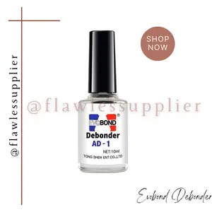 Evobond Debonder Cairan Pembersih Lem Untuk Nail Art Eyelash Extension 10 ml Glue Remover Tool Pinset