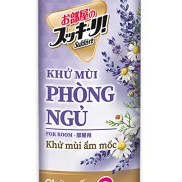 [MỚI]Bình Xịt Khử mùi Phòng ngủ Sukkiri 320ml xịt nén khí tinh dầu thơm siêu khử mùi hôi ẩm móc gây khó chịu sang trọng