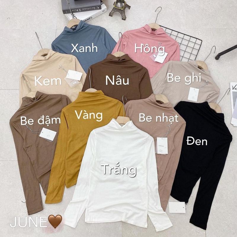 Áo nhiệt thun lạnh nữ cổ cao, co giãn, giữ nhiệt tốt Women Nhung 0