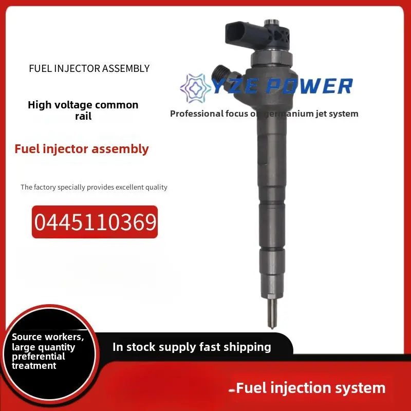 0445110369 Common Rail Diesel Injector 03L 130277 J Suitable for Audi 2.0 TDI Brand New