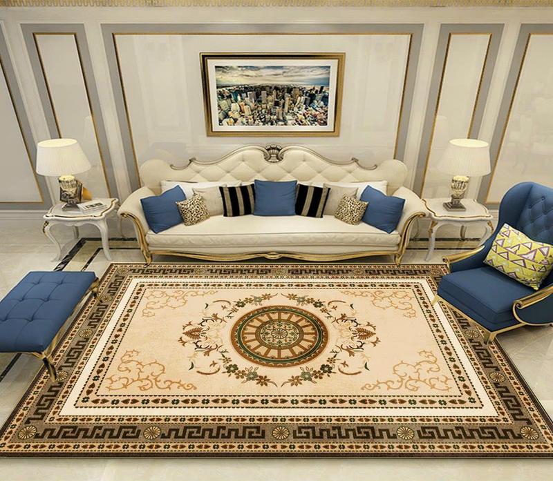 Thảm TRỐNG VÀNG KT 2m x 3m derco phòng cao cấp