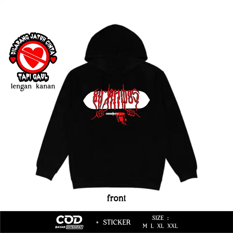 Hoodie Netral Batandos Mendem Urip Bingung Mati Sungkan Sablon DTF Desain Terbaru By Inzavibe 2