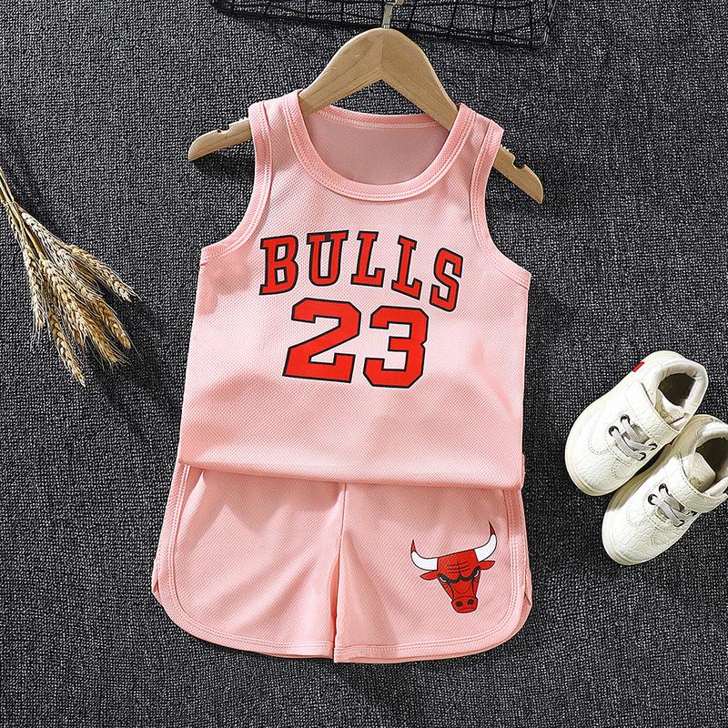 SETELAN IMPORT BAJU BASKET ANAK / KAOS SINGLET ANAK LUCU / BAJU IMPORT ANAK ANAK TERBARU / BAJU BASKET ANAK TERMURAH / COD Celana Pakaian Outdoor 5
