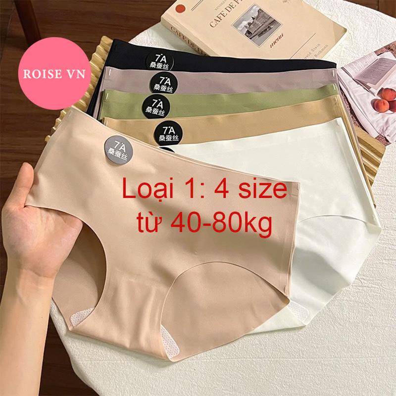 Set 10 quần lót nữ đúc su thun lạnh (có lẻ 5)  mềm mại thoáng khí women voi 7A