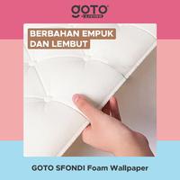 Gambar (Promo Special) Goto [COD] Sfondi Wallpaper Foam Headboard Sticker Dinding Dekorasi Kamar - BROWN 12MM dari Goto Living Kota Tangerang 2 Tokopedia