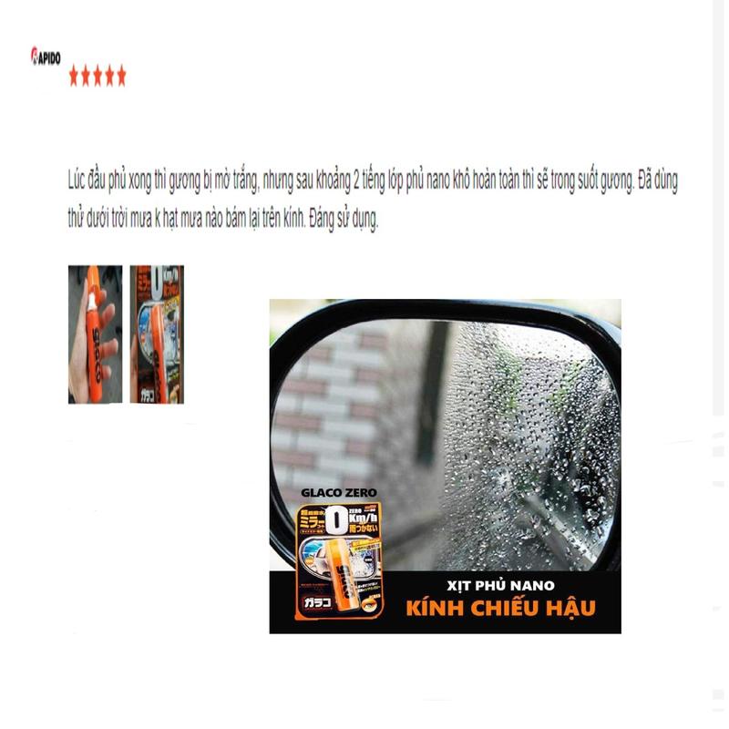 CHAI XỊT PHỦ NANO GƯƠNG HẬU Ô TÔ 3 THÁNG 7