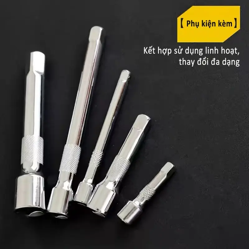 Bộ dụng cụ mở bu lông ốc vít,sửa chữa ô tô xe máy,bộ dụng cụ đa năng 46 chi tiết cầm tay cao cấp 2