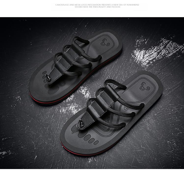 Product Introduction of Summer New Sandals, Men's Anti slip Outer Wear EVA Slippers, Men's Leisure Beach Flip Flops 18