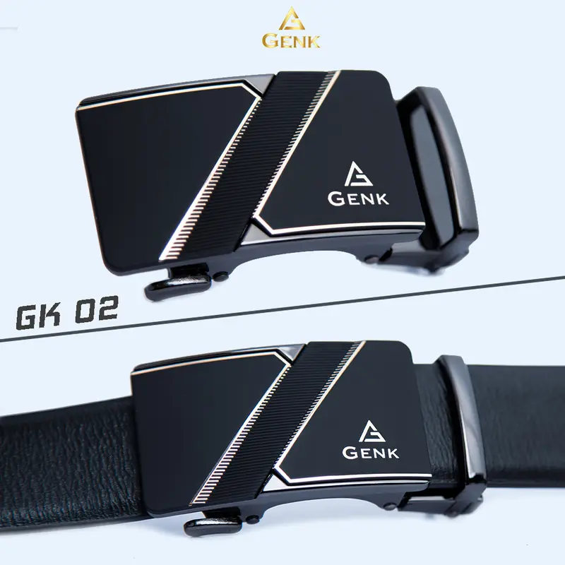 Thắt Lưng Nam Da Nappa Cao Cấp Genk-GDL39 Voi 2