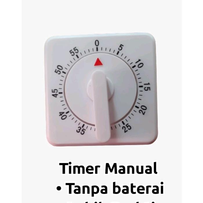 Timer Putar Awet Jual Timer Putar 60 Menit / Timer Manual Analog / Mechanical Kitchen ...